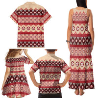Tonga Language Week Family Matching Tank Maxi Dress and Hawaiian Shirt Lea Faka-Tonga Everyday LT05 - Polynesian Pride