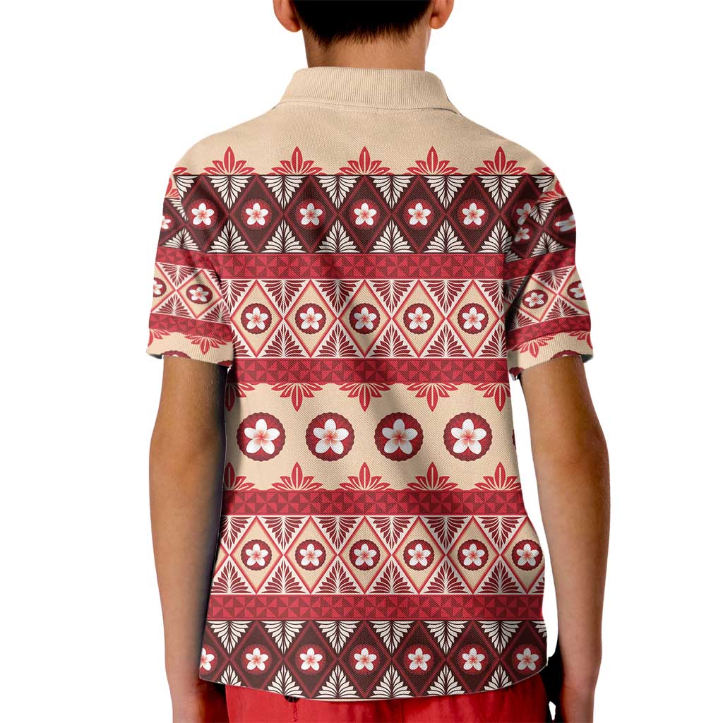 Tonga Language Week Kid Polo Shirt Lea Faka-Tonga Everyday - Polynesian Pride