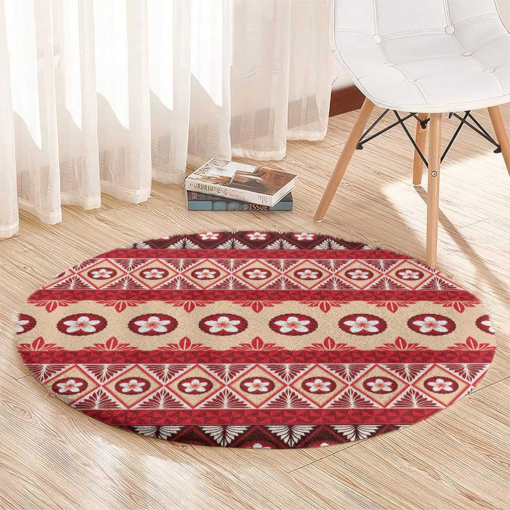 Tonga Language Week Round Carpet Lea Faka-Tonga Everyday - Polynesian Pride