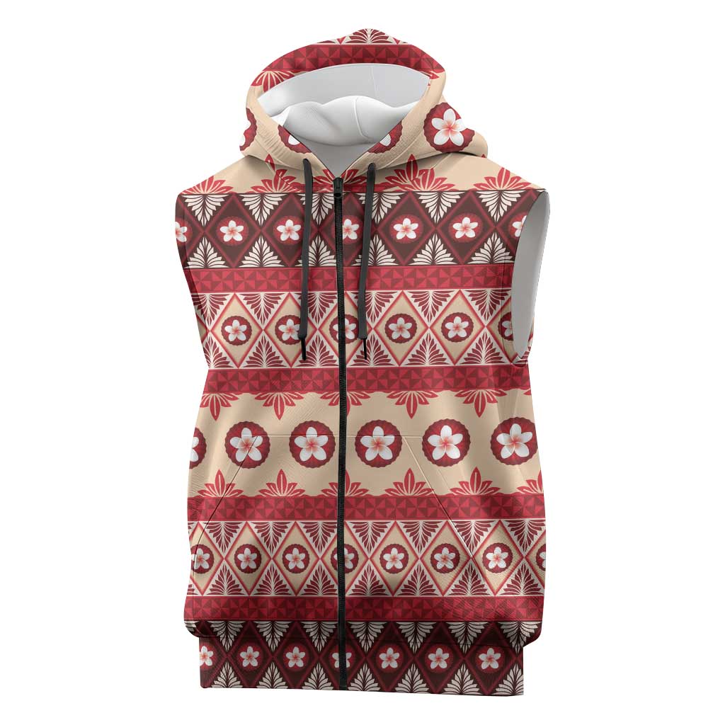 Tonga Language Week Sleeveless Zip Hoodie Lea Faka-Tonga Everyday - Polynesian Pride