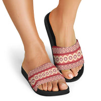 Tonga Language Week Slide Sandals Lea Faka-Tonga Everyday - Polynesian Pride
