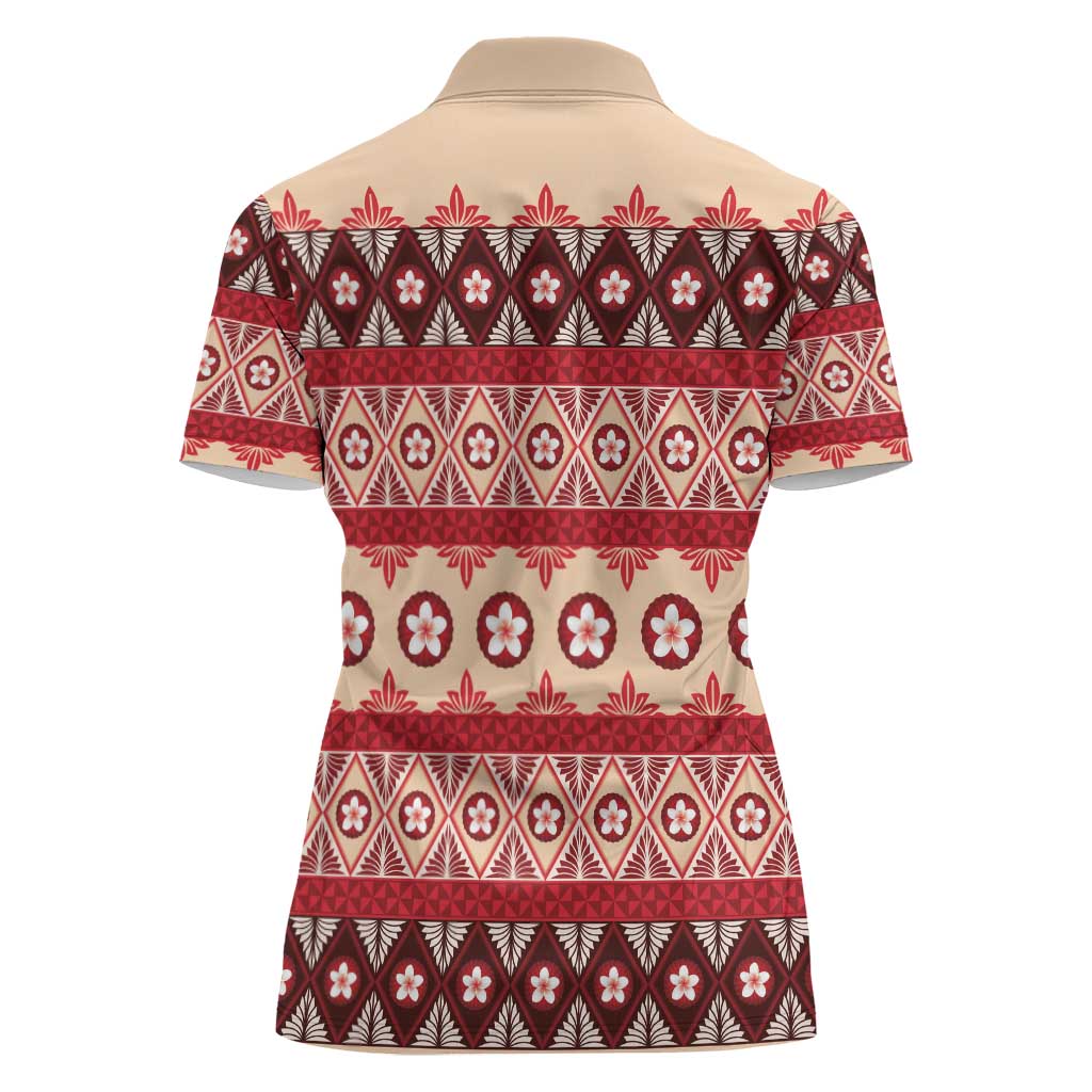 Tonga Language Week Women Polo Shirt Lea Faka-Tonga Everyday - Polynesian Pride