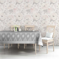 Tonga White Sunday Tablecloth Tongan Ngatu Siale Pattern - Polynesian Pride