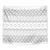 Tonga White Sunday Tapestry Tongan Ngatu Siale Pattern - Polynesian Pride