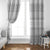 Tonga White Sunday Window Curtain Tongan Ngatu Siale Pattern - Polynesian Pride
