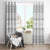 Tonga White Sunday Window Curtain Tongan Ngatu Siale Pattern - Polynesian Pride
