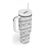 Samoa White Sunday Tumbler With Handle Samoan Tapa White Hibiscus - Polynesian Pride