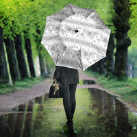 Samoa White Sunday Umbrella Samoan Tapa White Hibiscus - Polynesian Pride