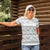 Samoa White Sunday Women Polo Shirt Samoan Tapa White Hibiscus - Polynesian Pride