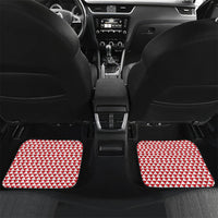 Personalised Tahiti Surfing Car Mats Polynesian Style LT05 Set 2pcs - Back Red - Polynesian Pride