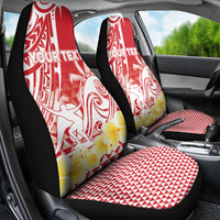 Personalised Tahiti Surfing Car Seat Cover Polynesian Style LT05 - Polynesian Pride