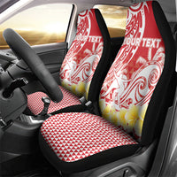 Personalised Tahiti Surfing Car Seat Cover Polynesian Style LT05 - Polynesian Pride