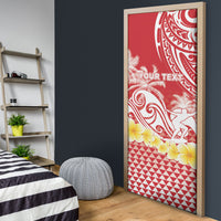 Personalised Tahiti Surfing Door Cover Polynesian Style LT05 - Polynesian Pride