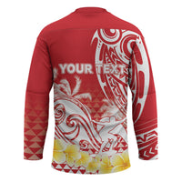Personalised Tahiti Surfing Hockey Jersey Polynesian Style LT05 - Polynesian Pride
