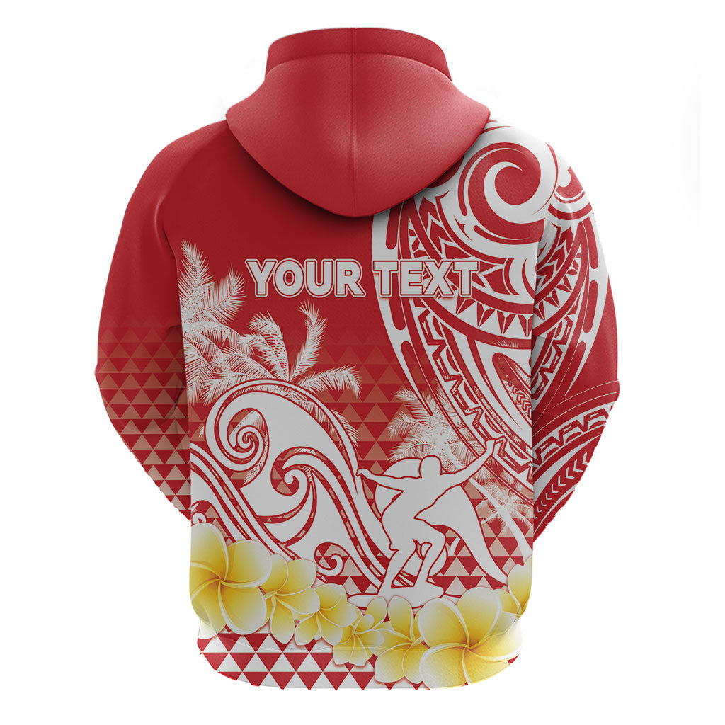 Personalised Tahiti Surfing Hoodie Polynesian Style LT05 - Polynesian Pride