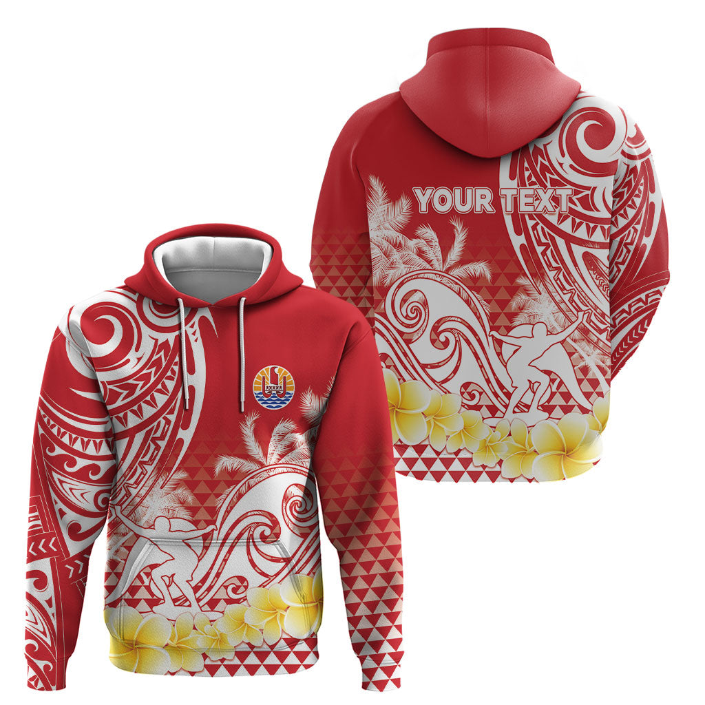 Personalised Tahiti Surfing Hoodie Polynesian Style LT05 - Polynesian Pride