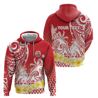 Personalised Tahiti Surfing Hoodie Polynesian Style LT05 - Polynesian Pride