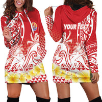 Personalised Tahiti Surfing Hoodie Dress Polynesian Style LT05 - Polynesian Pride