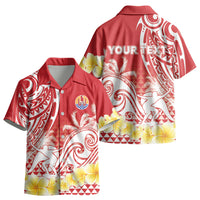 Personalised Tahiti Surfing Kid Hawaiian Shirt Polynesian Style LT05 - Polynesian Pride