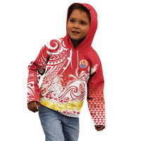 Personalised Tahiti Surfing Kid Hoodie Polynesian Style LT05 - Polynesian Pride