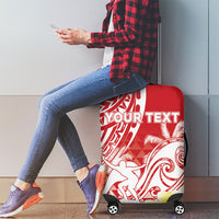 Personalised Tahiti Surfing Luggage Cover Polynesian Style LT05 - Polynesian Pride