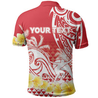 Personalised Tahiti Surfing Polo Shirt Polynesian Style LT05 - Polynesian Pride