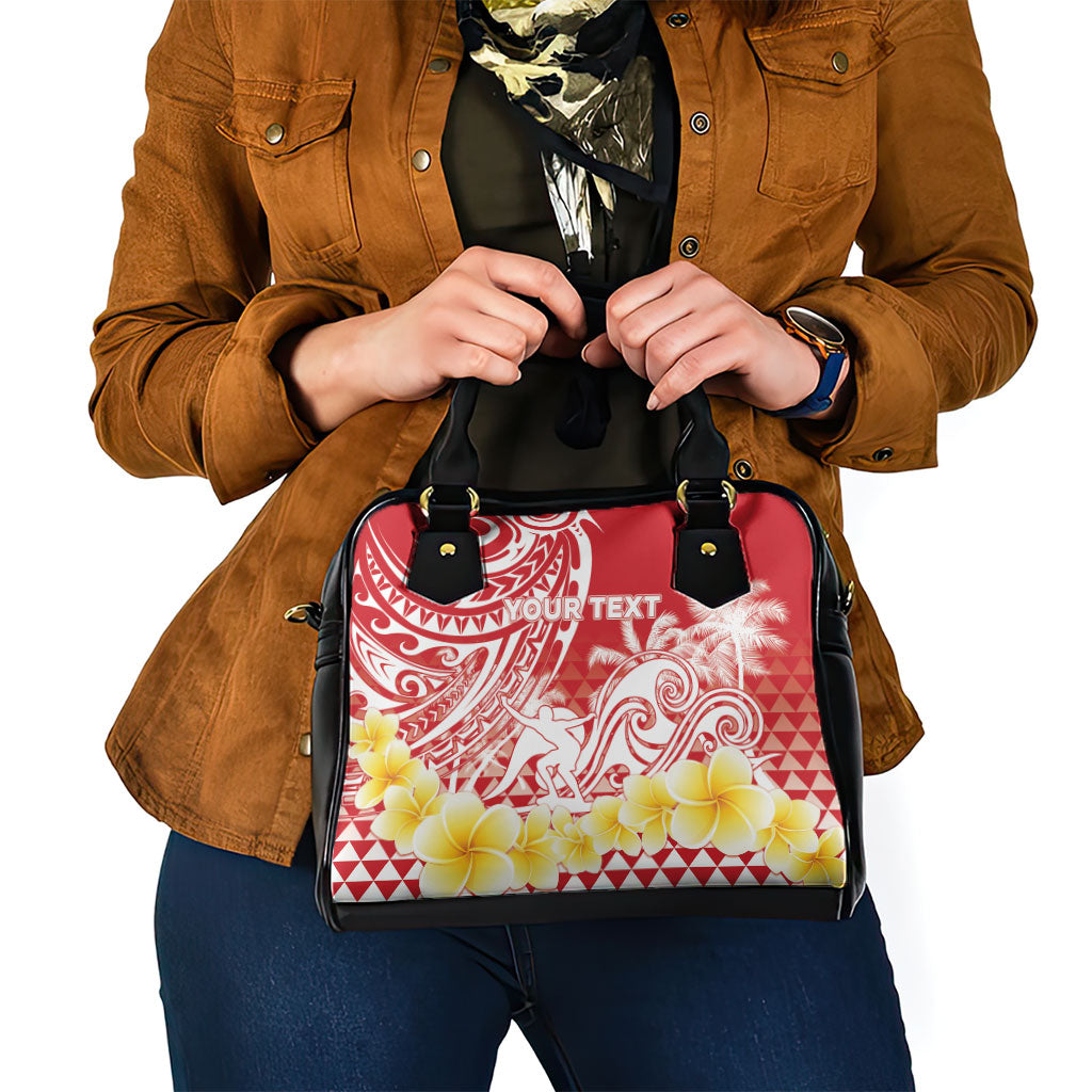 Personalised Tahiti Surfing Shoulder Handbag Polynesian Style LT05 - Polynesian Pride