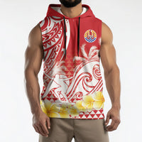 Personalised Tahiti Surfing Sleeveless Hoodie Polynesian Style LT05 - Polynesian Pride