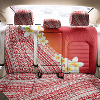Tahiti Plumeria Tribal Pattern Back Car Seat Cover Wave Style Red LT05 - Polynesian Pride