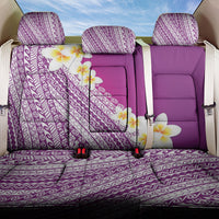 Tahiti Plumeria Tribal Pattern Back Car Seat Cover Wave Style Purple LT05 One Size Purple - Polynesian Pride