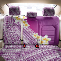 Tahiti Plumeria Tribal Pattern Back Car Seat Cover Wave Style Purple LT05 - Polynesian Pride