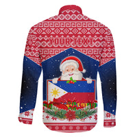 Personalised Philippines Christmas Family Matching Tank Maxi Dress and Hawaiian Shirt Filipino Parol Maligayang Pasko LT05 - Polynesian Pride