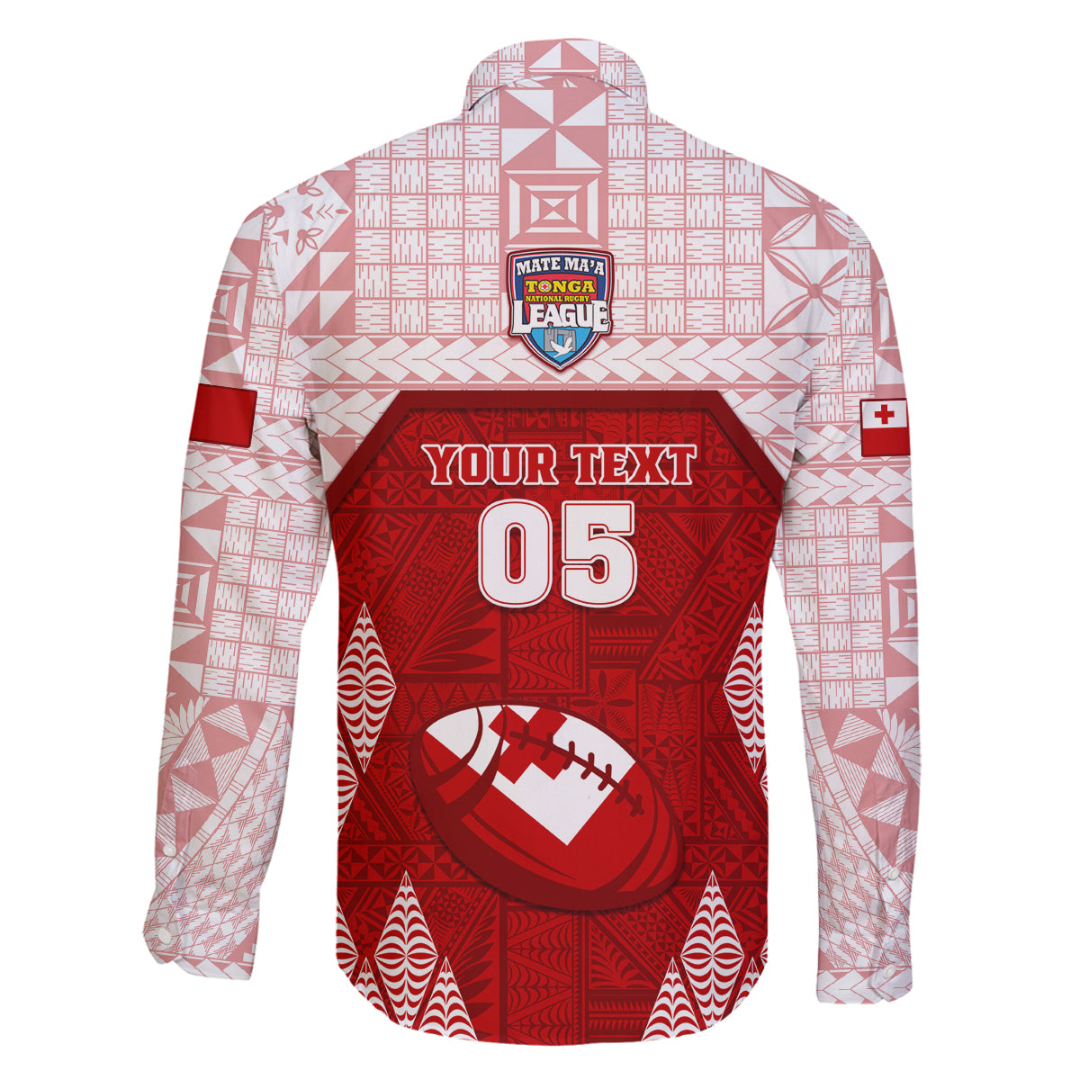 Custom Tonga Rugby Family Matching Off Shoulder Short Dress and Hawaiian Shirt 2023 Pacific Championships Kupesi Ngatu Mate Maa LT05 - Polynesian Pride