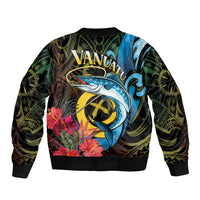Vanuatu Fishing Bomber Jacket It's Time To Fish LT05 - Polynesian Pride