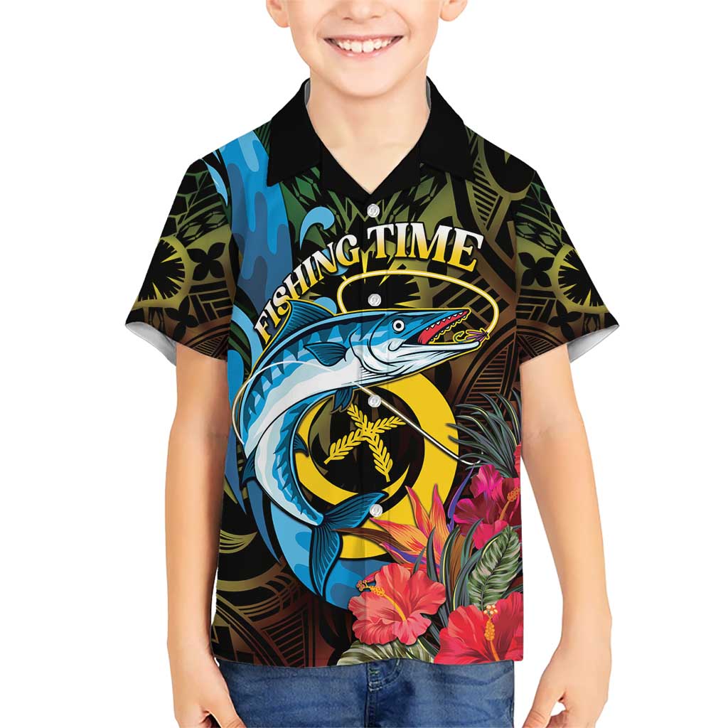 Vanuatu Fishing Hawaiian Shirt It's Time To Fish LT05 - Polynesian Pride