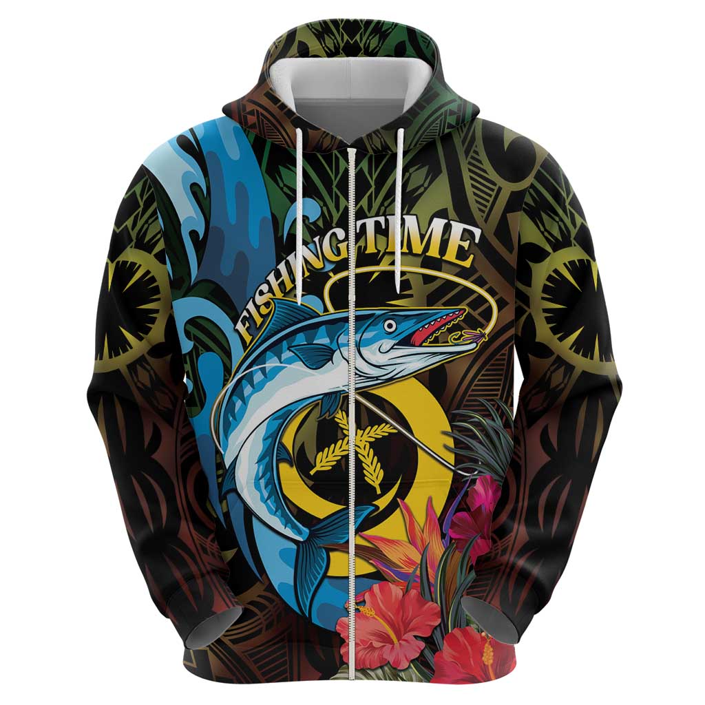 Vanuatu Fishing Hoodie It's Time To Fish
