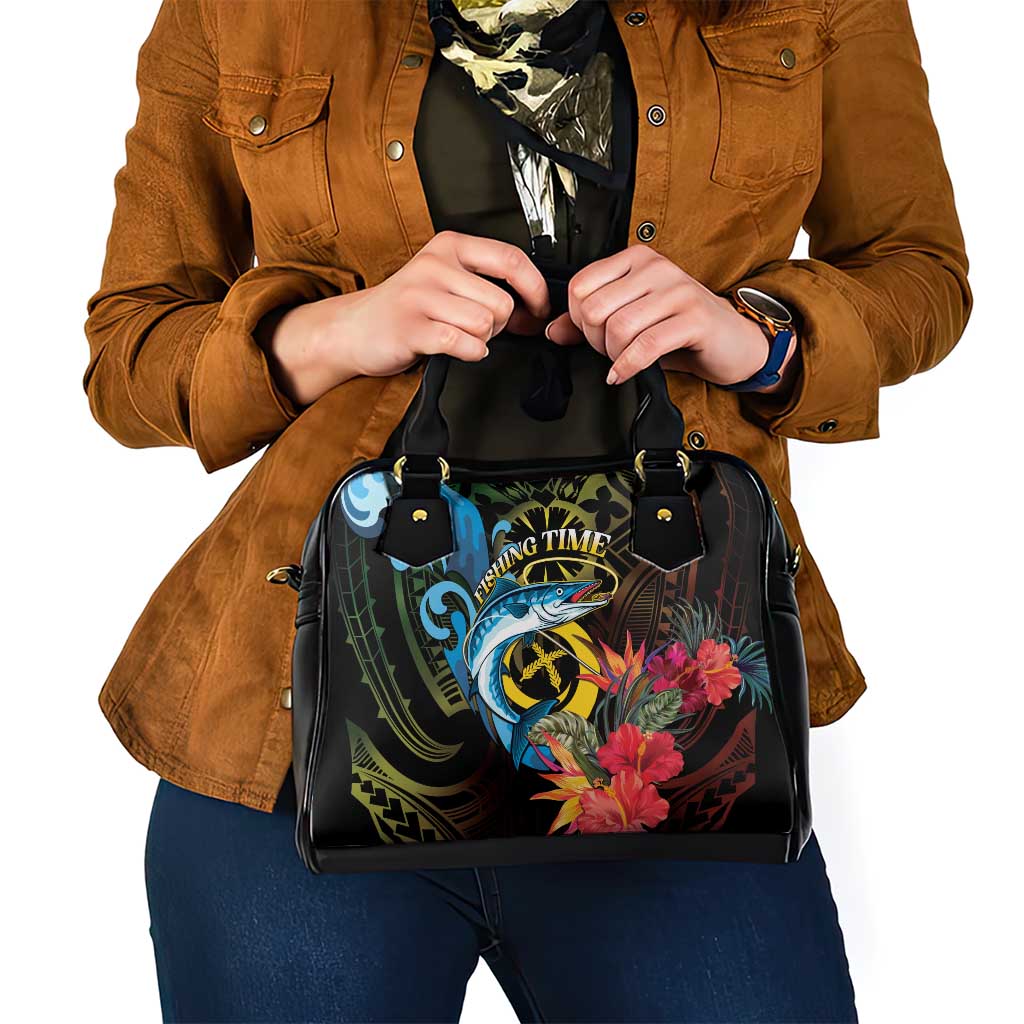 Vanuatu Fishing Shoulder Handbag It's Time To Fish