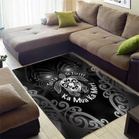 Aotearoa Toitu Te Tiriti Area Rug Ka Mua Ka Muri