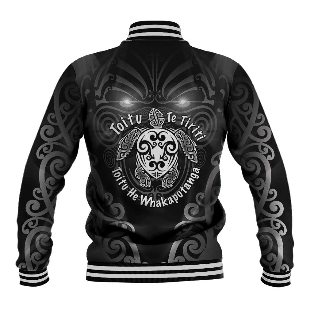 Aotearoa Toitu Te Tiriti Baseball Jacket Ka Mua Ka Muri