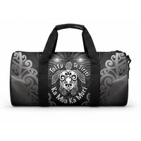 Aotearoa Toitu Te Tiriti Duffle Bag Ka Mua Ka Muri LT05 One size Black - Polynesian Pride