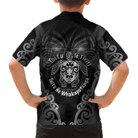 Aotearoa Toitu Te Tiriti Family Matching Puletasi and Hawaiian Shirt Ka Mua Ka Muri LT05 - Polynesian Pride