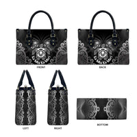 Aotearoa Toitu Te Tiriti Leather Bag Ka Mua Ka Muri