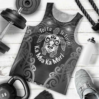 Aotearoa Toitu Te Tiriti Men Tank Top Ka Mua Ka Muri