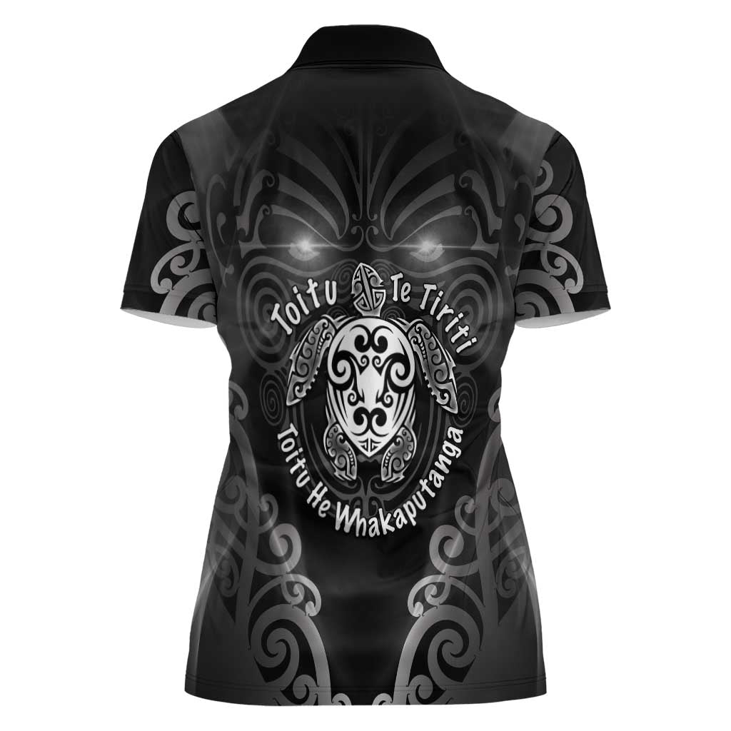 Aotearoa Toitu Te Tiriti Women Polo Shirt Ka Mua Ka Muri LT05 - Polynesian Pride