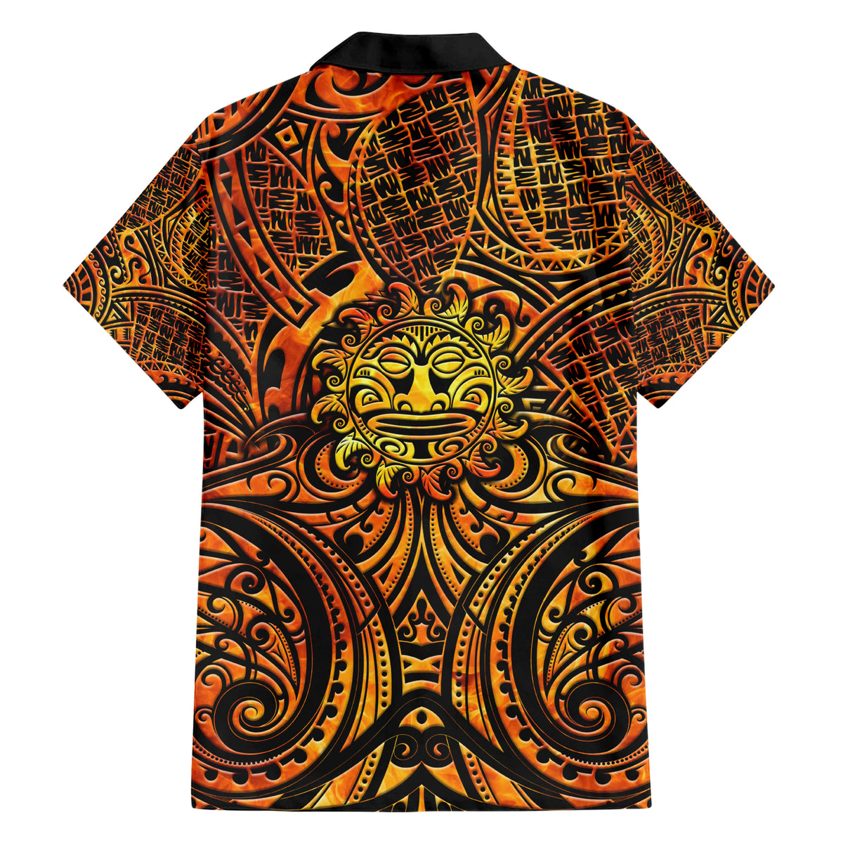 New Zealand Tamanuitera The Sun Family Matching Short Sleeve Bodycon Dress and Hawaiian Shirt Maori Pattern LT05 - Polynesian Pride
