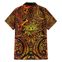 New Zealand Tamanuitera The Sun Family Matching Short Sleeve Bodycon Dress and Hawaiian Shirt Maori Pattern LT05 - Polynesian Pride