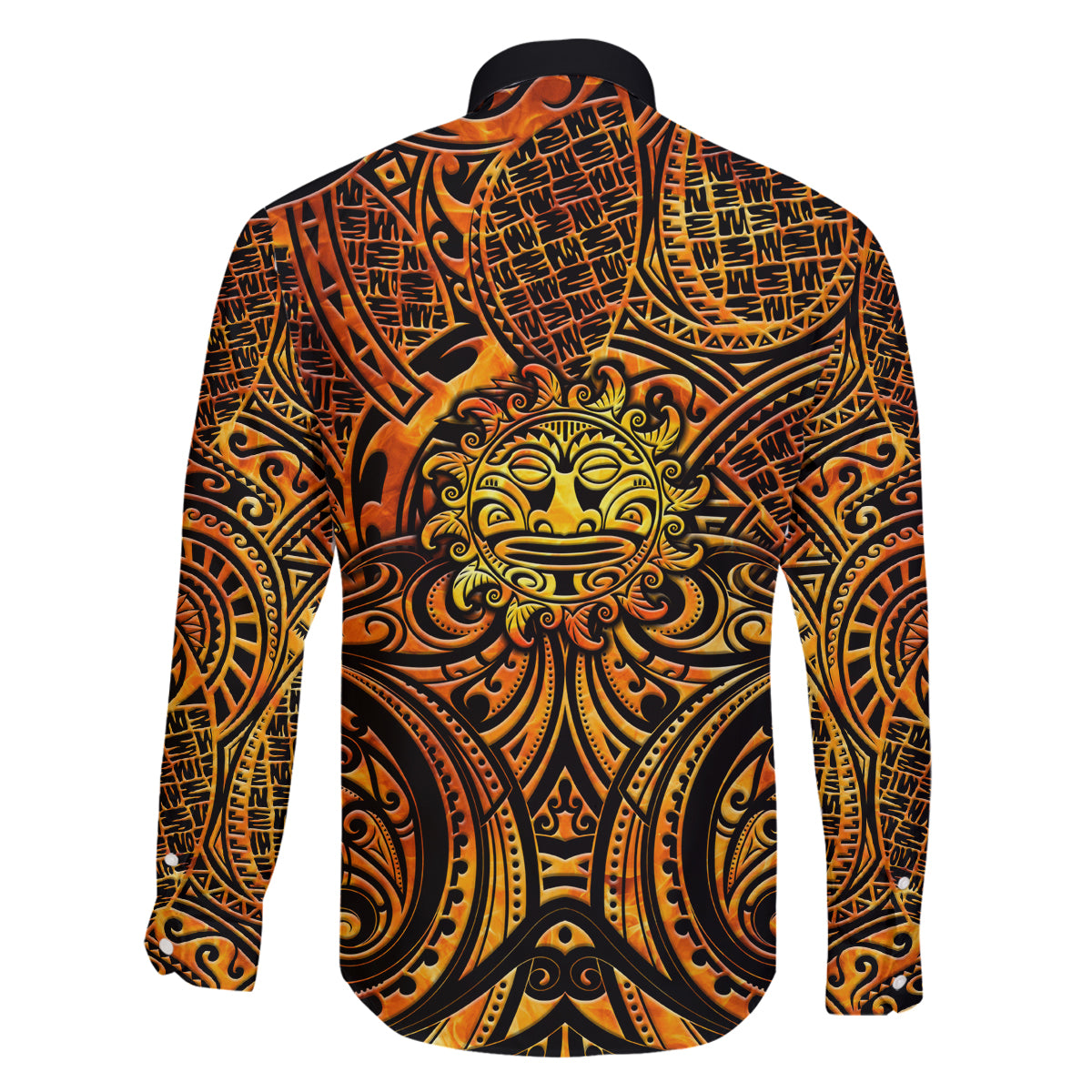 New Zealand Tamanuitera The Sun Family Matching Summer Maxi Dress and Hawaiian Shirt Maori Pattern LT05 - Polynesian Pride