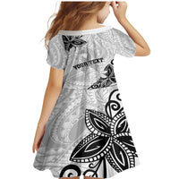 Personalised Polynesia Brain Cancer Family Matching Mermaid Dress and Hawaiian Shirt No One Fights Alone LT05 - Polynesian Pride