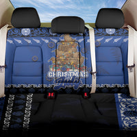 New Zealand July Christmas Back Car Seat Cover Maori Kiwi Xmas Tree - Blue LT05 One Size Blue - Polynesian Pride