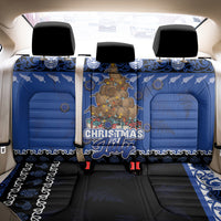 New Zealand July Christmas Back Car Seat Cover Maori Kiwi Xmas Tree - Blue LT05 - Polynesian Pride